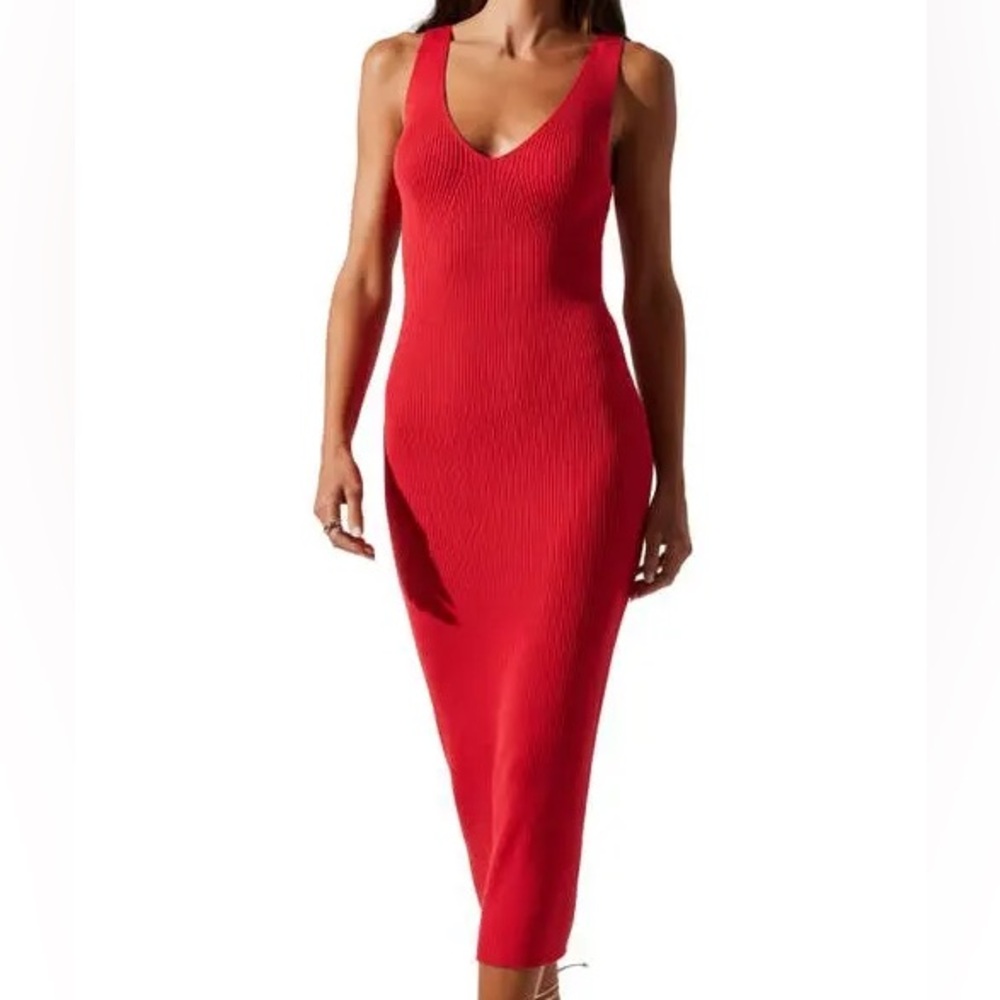 Astr The Label Gracen Sleeveless Sweater Dress Size M